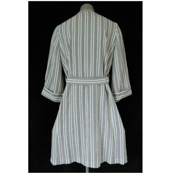 Tommy Hilfiger Women's Striped Belted Shirtdress - Picture 3 of 6